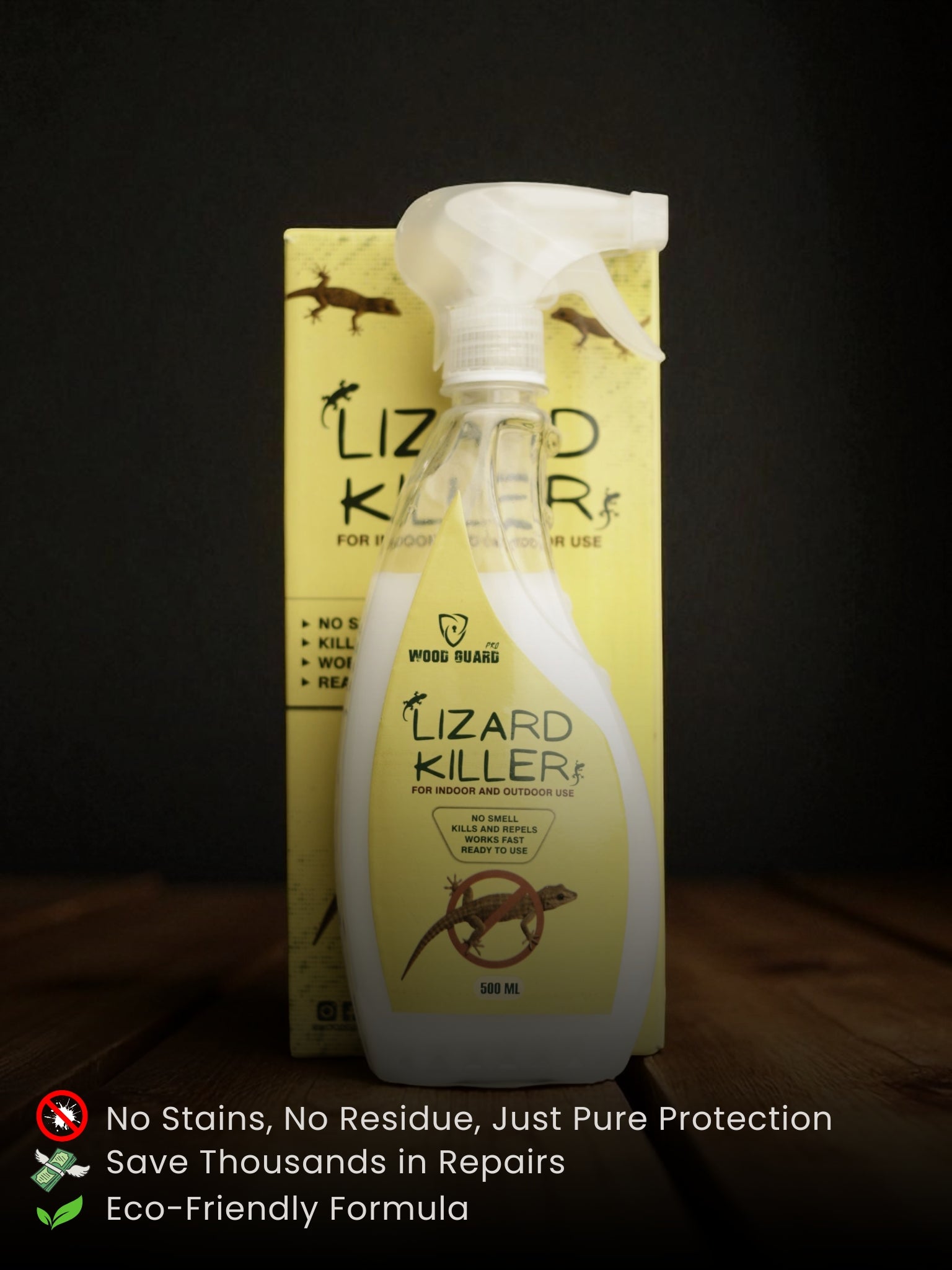No Smell Lizard Killer Spray (Free Gloves)