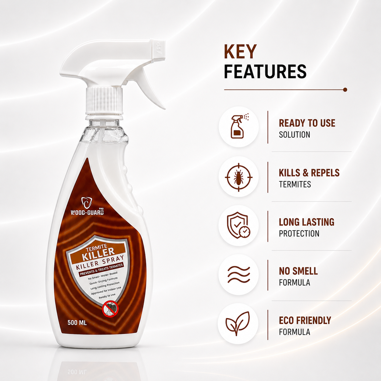 No Smell Termite killer (Free Gloves and syringe)