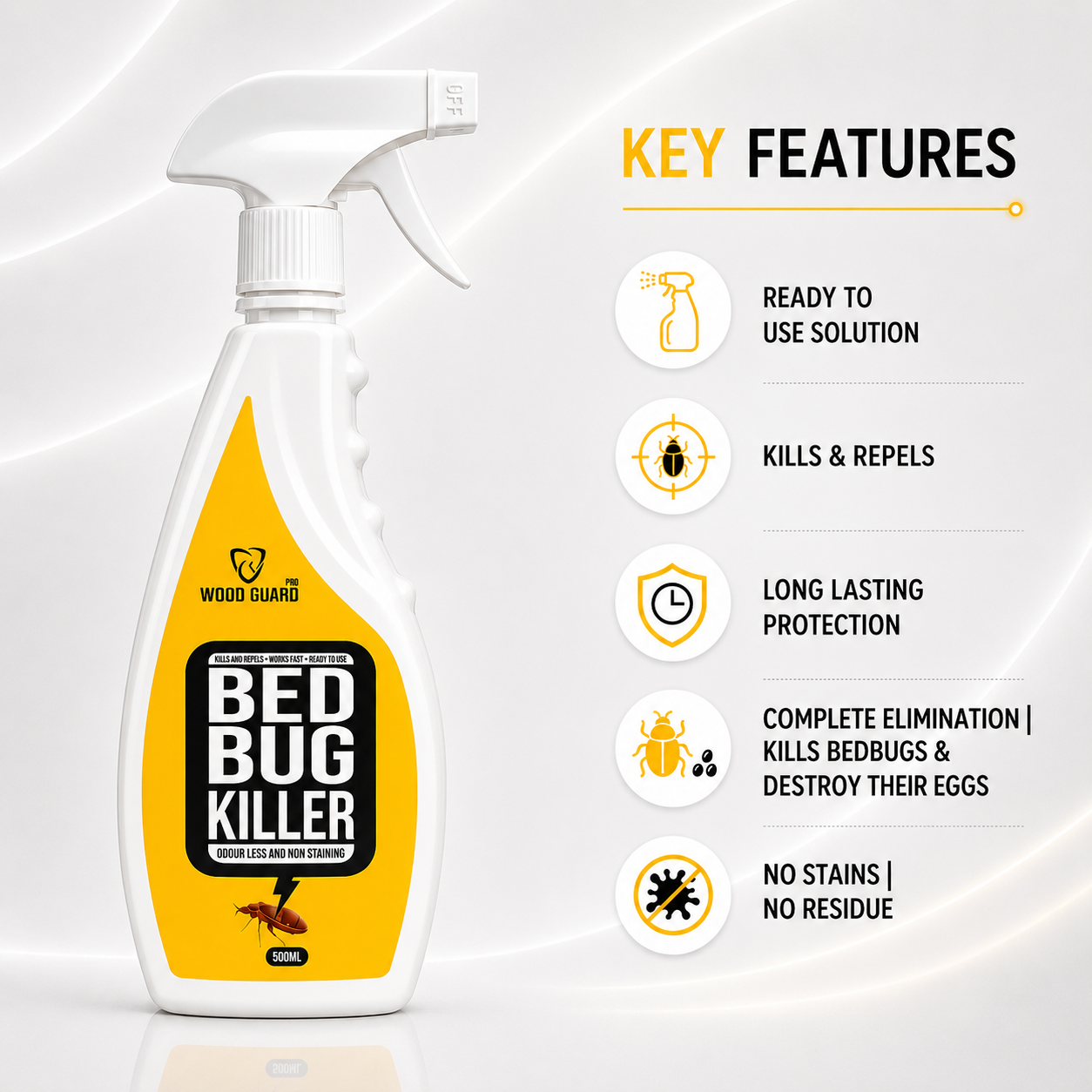 No Smell BedBug killer (Free Gloves+Shipping)