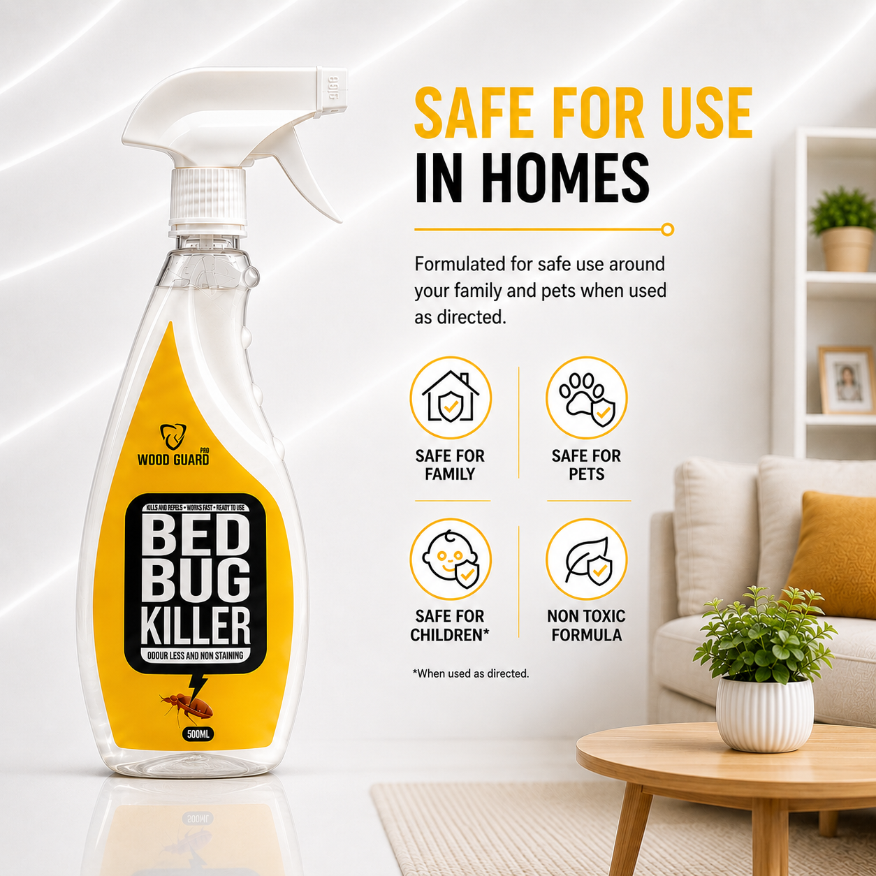 No Smell BedBug killer (Free Gloves+Shipping)