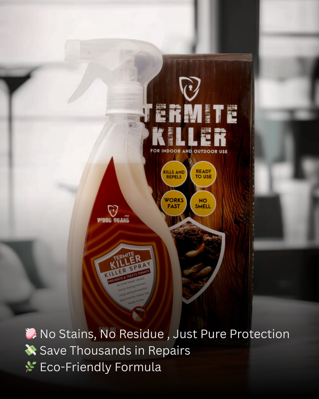 No Smell Termite killer (Free Gloves and syringe)
