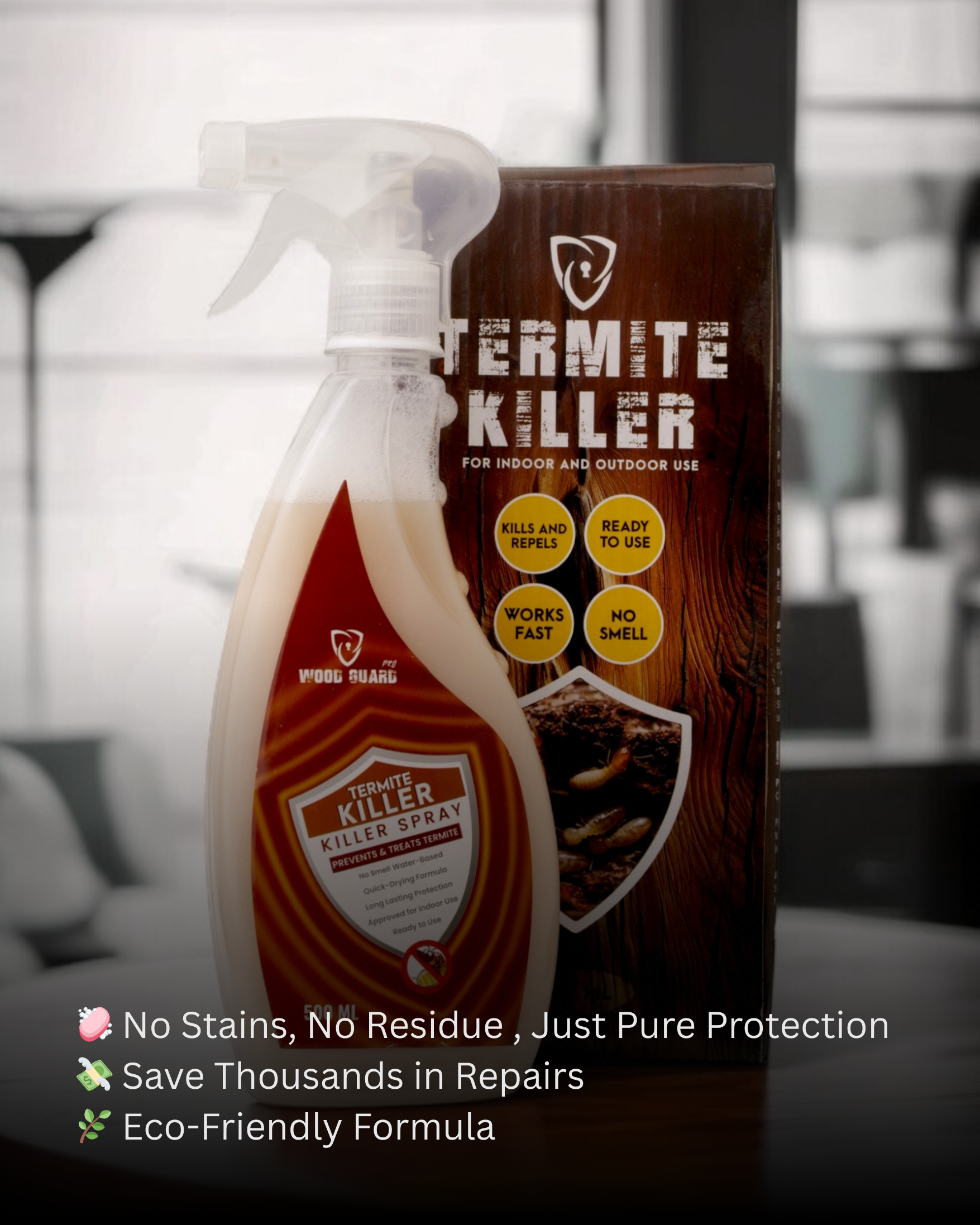 No Smell Termite killer (Free Gloves and syringe)
