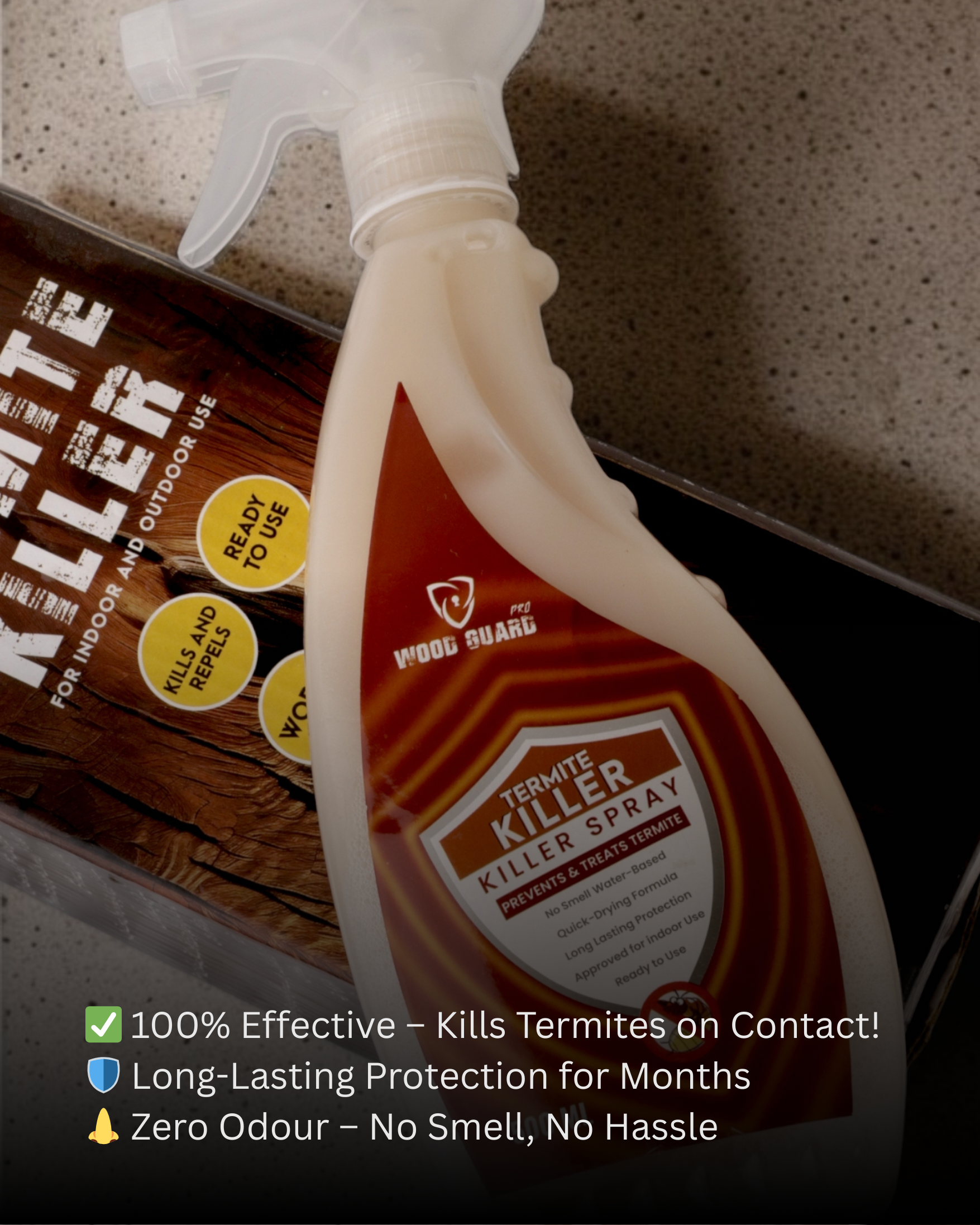 Buy Termite Killer – Get Bedbug Killer FREE (Limited Offer) (Free Gloves & Syringes)