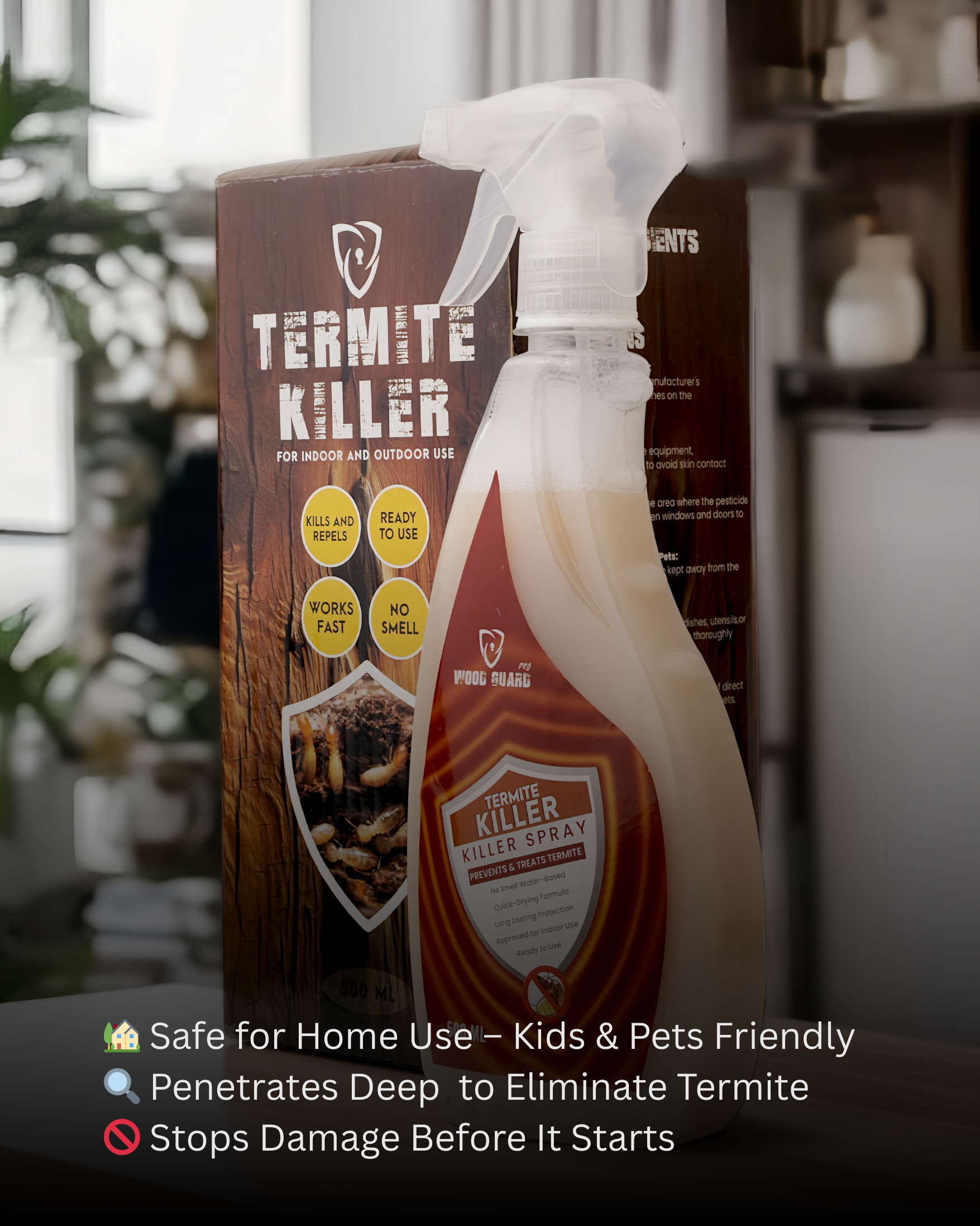 Buy Termite Killer – Get Bedbug Killer FREE (Limited Offer) (Free Gloves & Syringes)