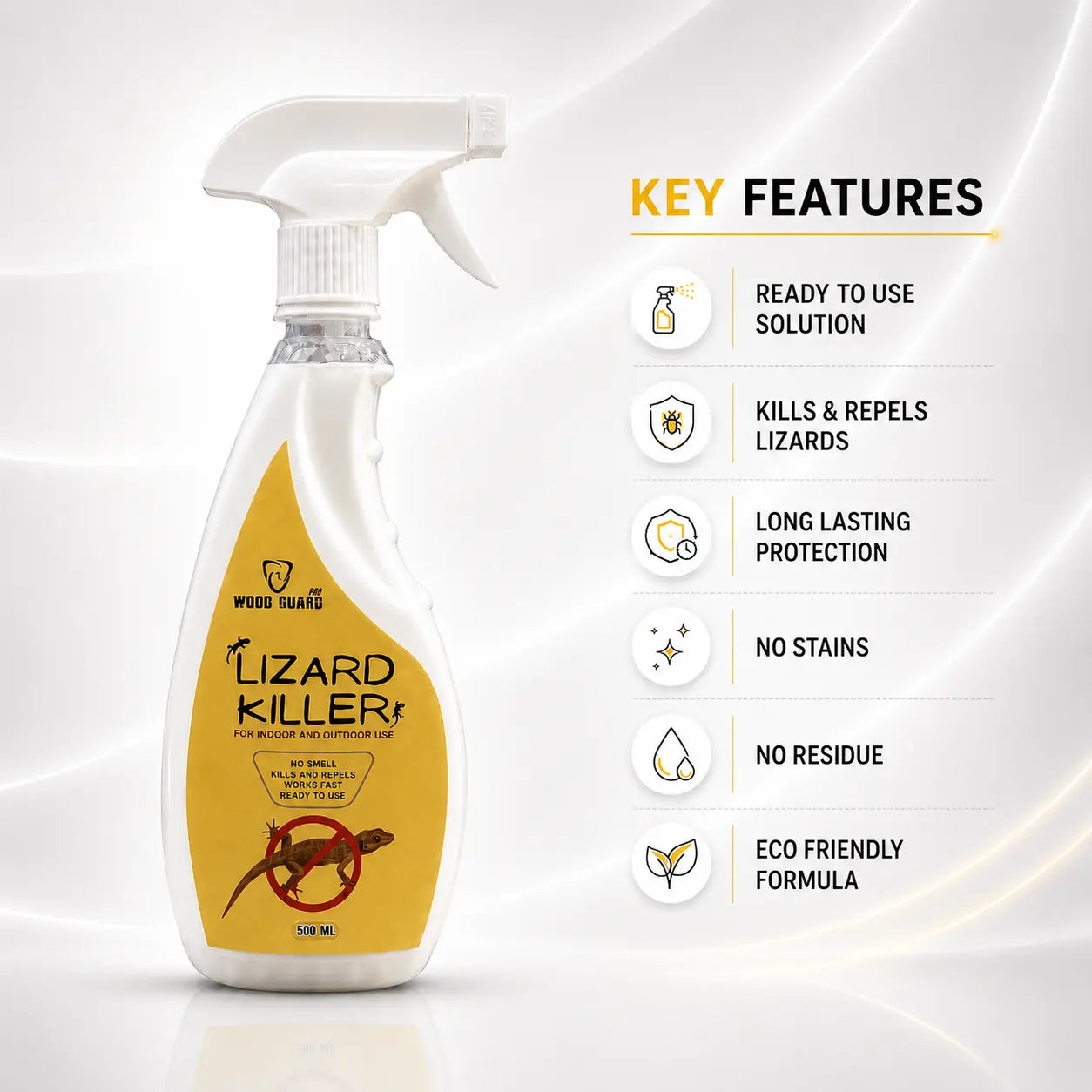 No Smell Lizard Killer Spray (Free Gloves)