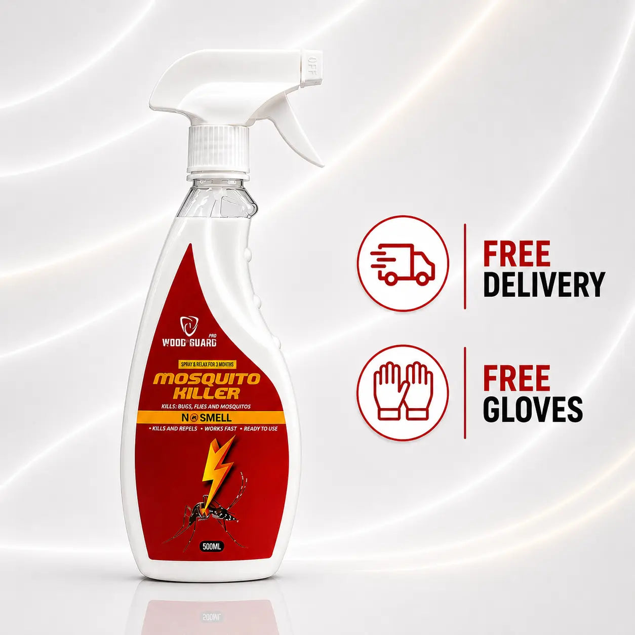 No Smell Mosquito Killer (1 Spray = 3 Months Full Protection)(Free Gloves+Shipping)