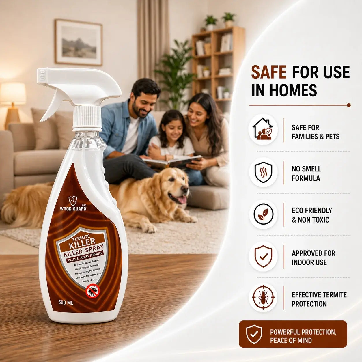 No Smell Termite killer (Free Gloves and syringe)